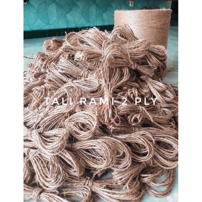 (5 Meter)TALI RAMI  2 PLY / 2mm  untuk hiasan Box dan Decor Craft