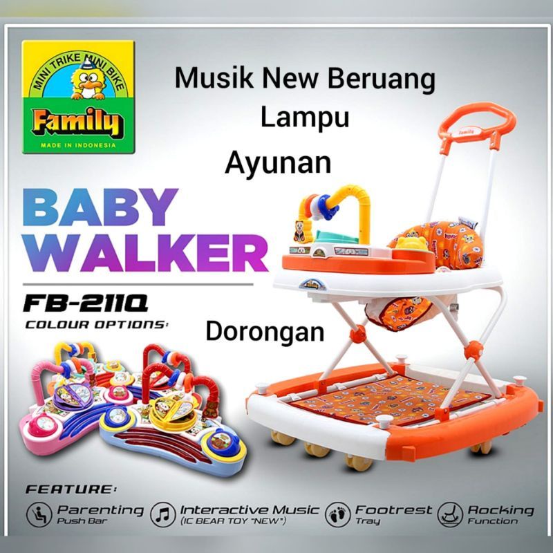 Baby Walker Family FB - 211Q Kereta Dorong Bayi Badong