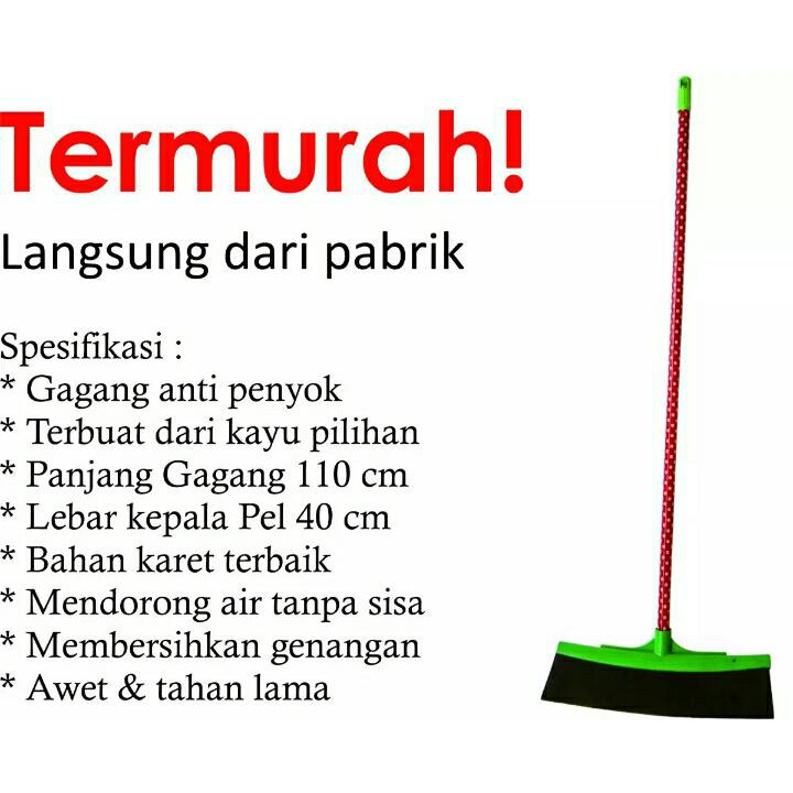 PAKET WIPER + GAGANG KAYU MURAH MERIAH