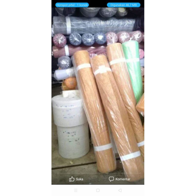 kain gorden meteran embos