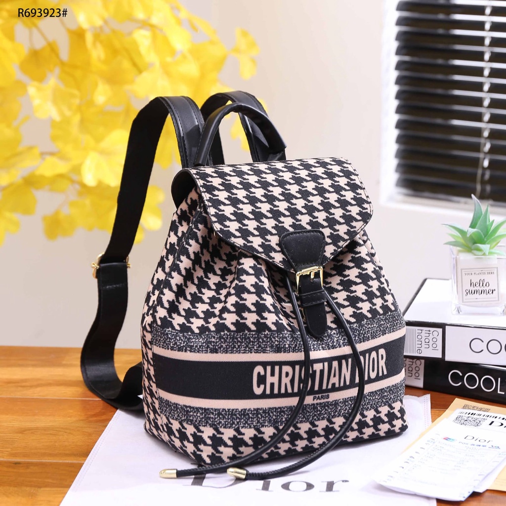 CD Bucket Backpack Multicolor Embroidery R693923