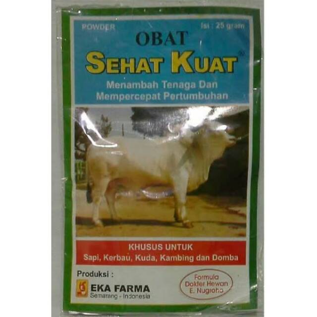 Jamu hewan Sehat Kuat