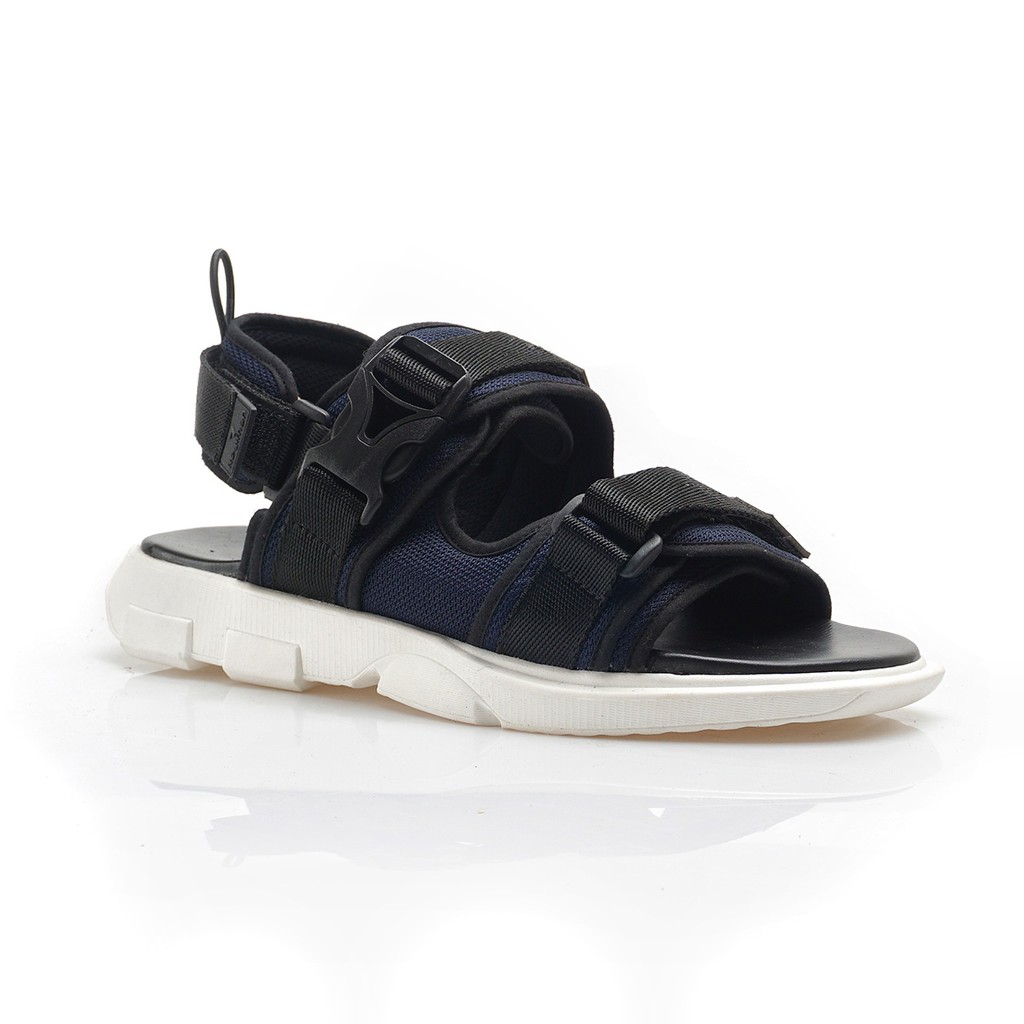 Kind Navy | Sendal Gunung Original Kulit Santai Kasual Pria Sandal Footwear New Ori | FORIND x Reyl