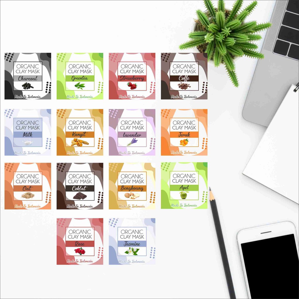 Download Ratu Organic Clay Face Mask Masker Organik Untuk Wajah 10 Gram A20 Shopee Indonesia PSD Mockup Templates