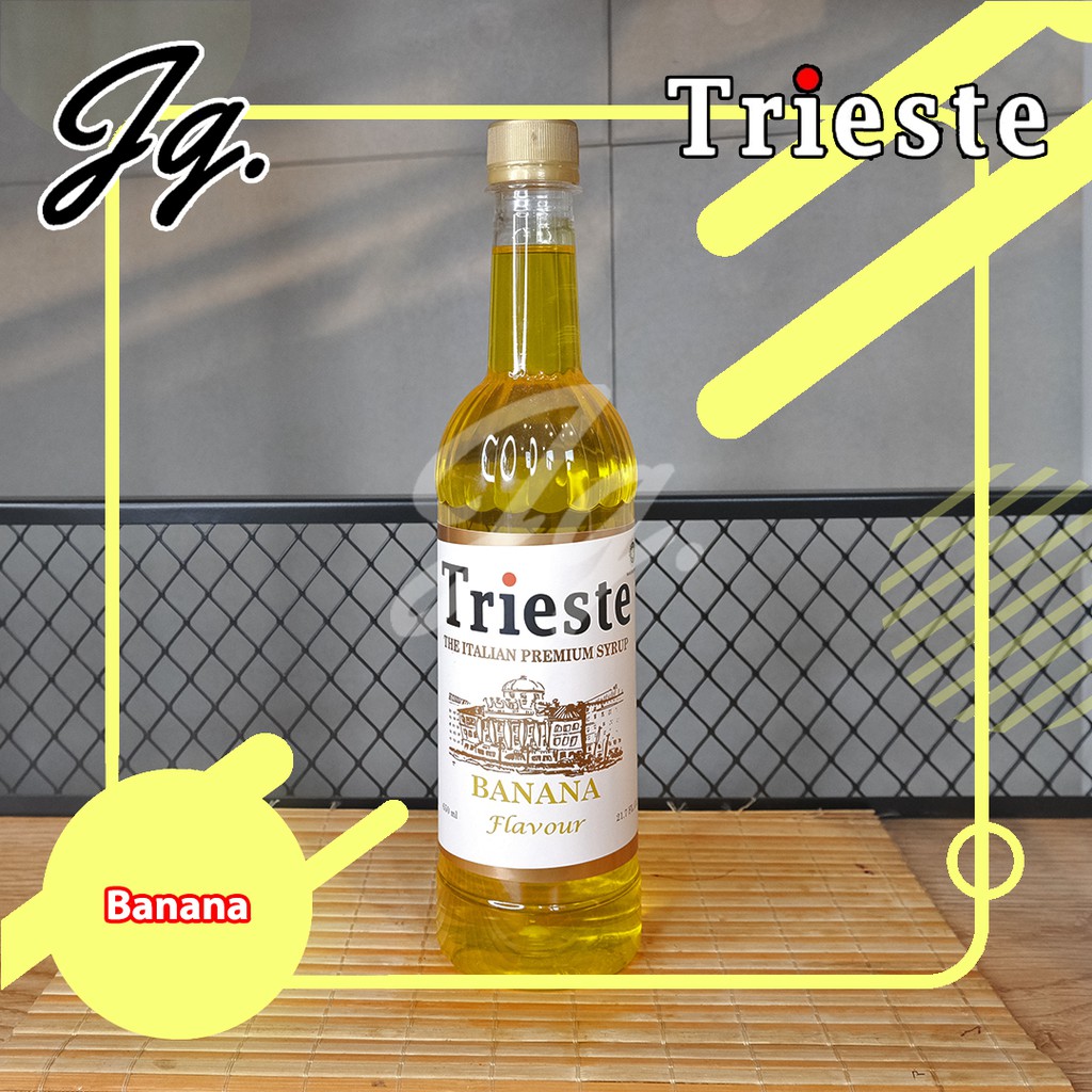 

Trieste Syrup Banana 650 ml - Trieste Sirup Pisang