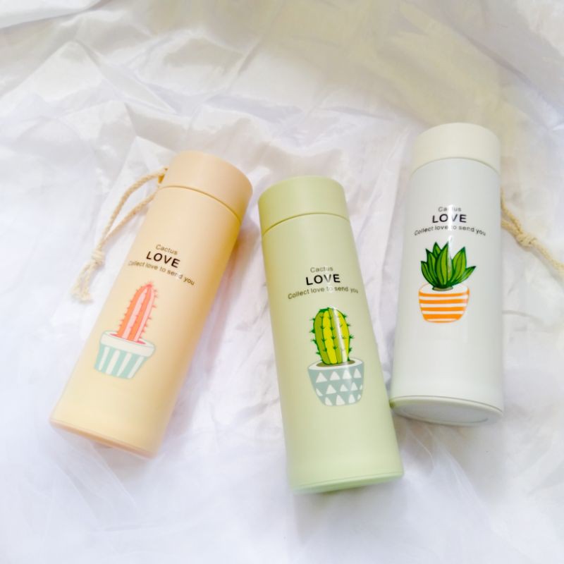 Jual Botol Minum Kaca Cactus Kaktus Botol Tumblr Tumbeler Infused