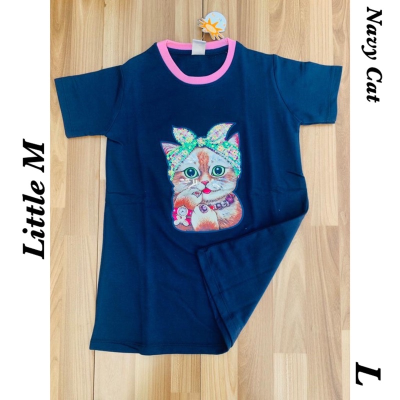 Kaos Anak Little M size L Motif Cantik