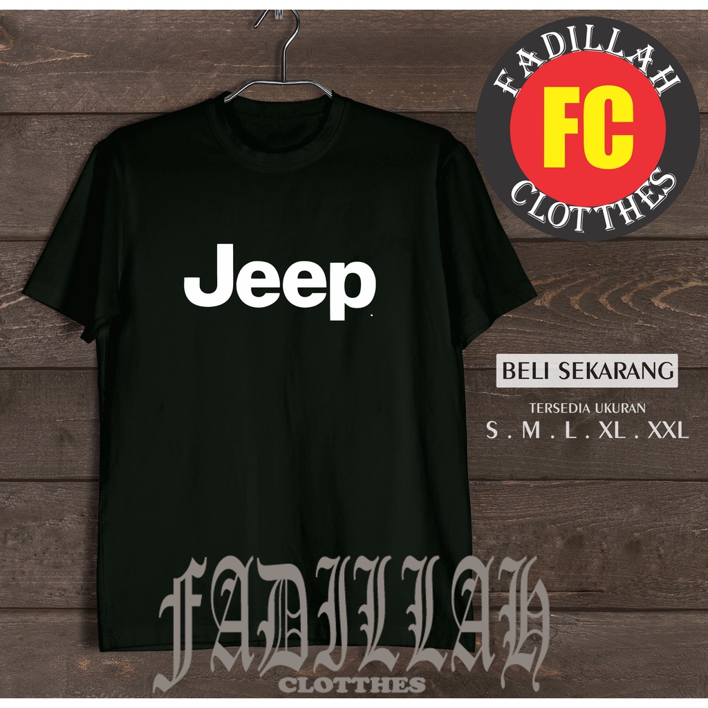 Kaos Baju Jeep Logo Kaos Otomotif