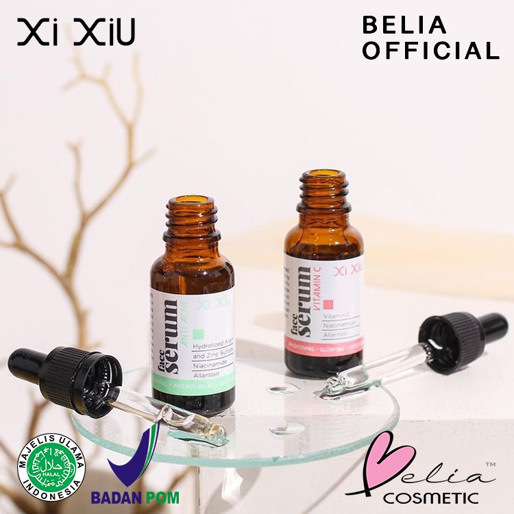 ❤ BELIA ❤ XI XIU Face Serum Vitamin C | Anti Acne | Whitening Gold 20 ml Vit C | Anti Jerawat Xixiu