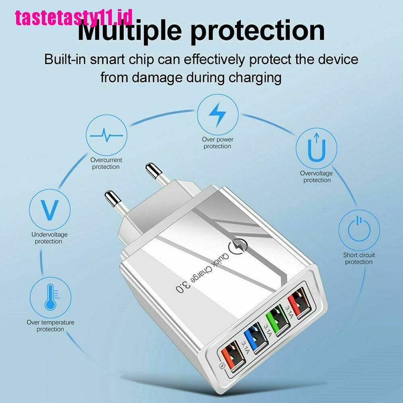 Adapter charger 4 Port usb 3.0 quick charge