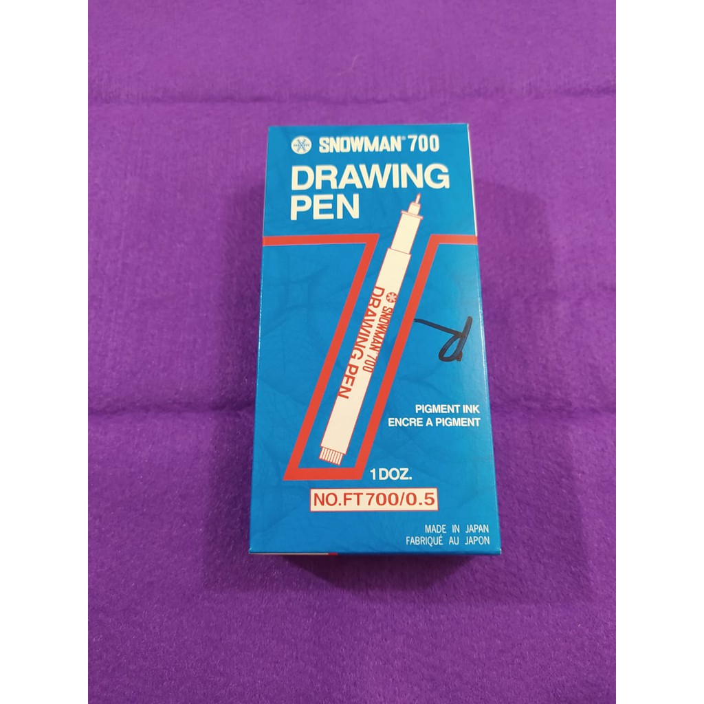 

snowman drawing pen 700