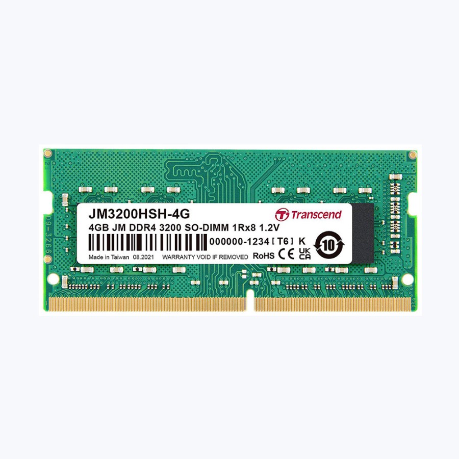 Transcend JetRam SO-DIMM DDR4 3200 4GB for Laptop / Notebook