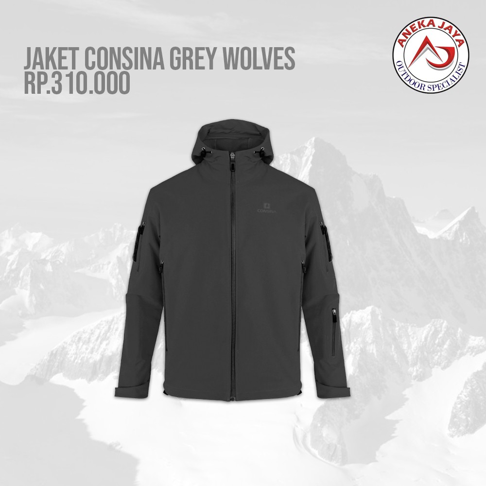 JAKET CONSINA GREY WOLVES