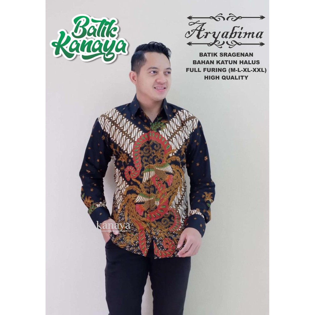 ARYABIMA / BATIK PRIA LENGAN PANJANG / by BATIK KANAYA / 10.3