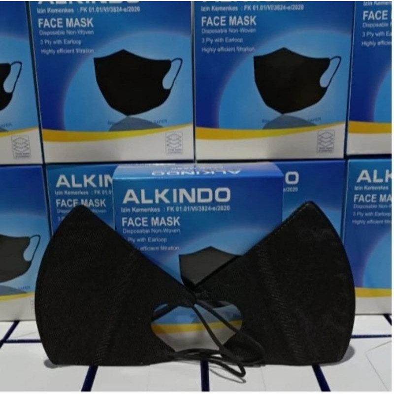 Masker duckbill alkindo isi 50 pcs sudah kemenkes