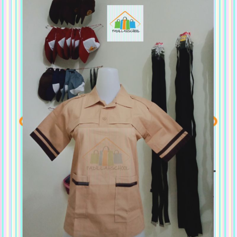 BAJU SEKOLAH PRAMUKA SIAGA PENDEK SD