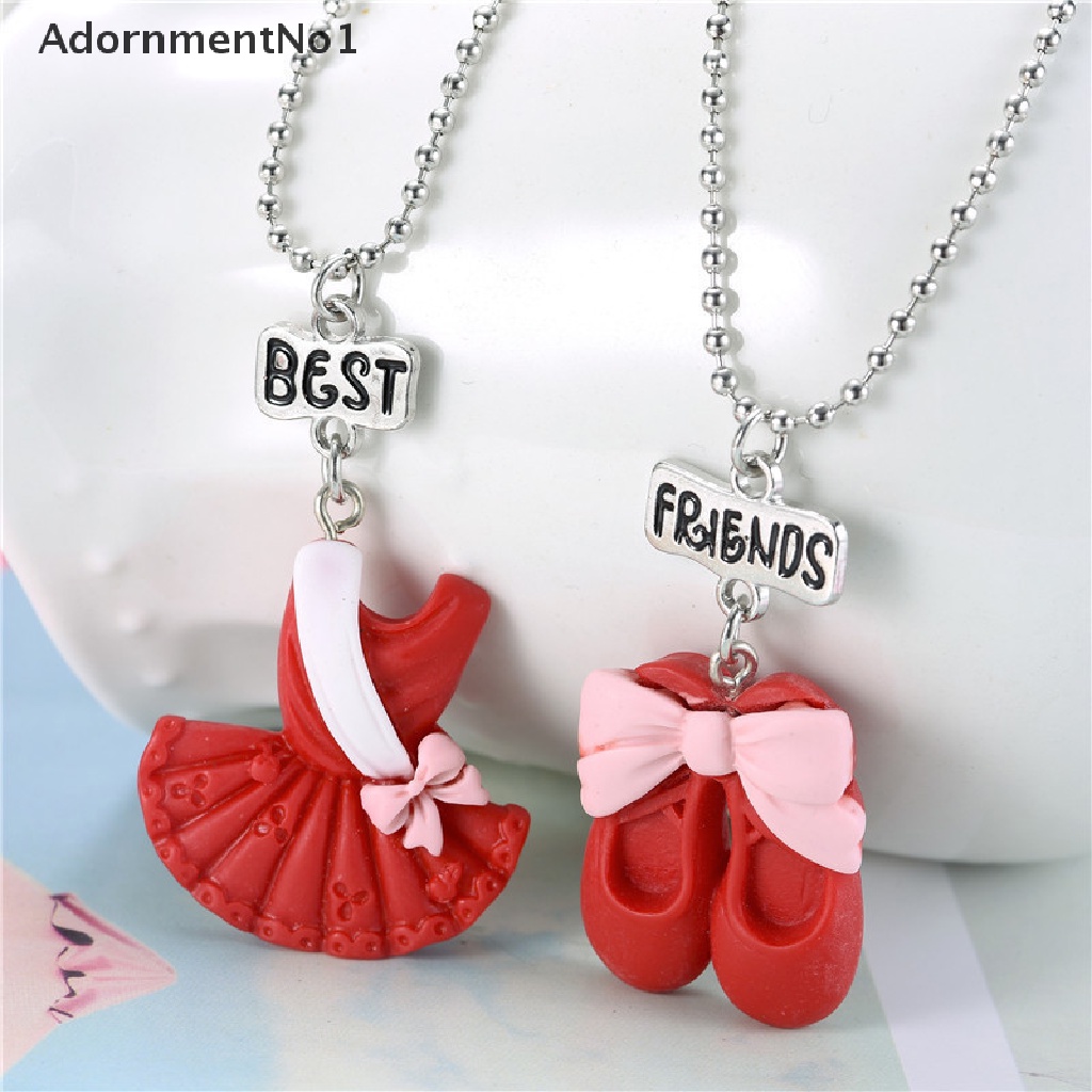 [AdornmentNo1] 2021 BFF Colorful Pendant Necklace Best Friends Necklace Friendship Jewelry Gift [new]