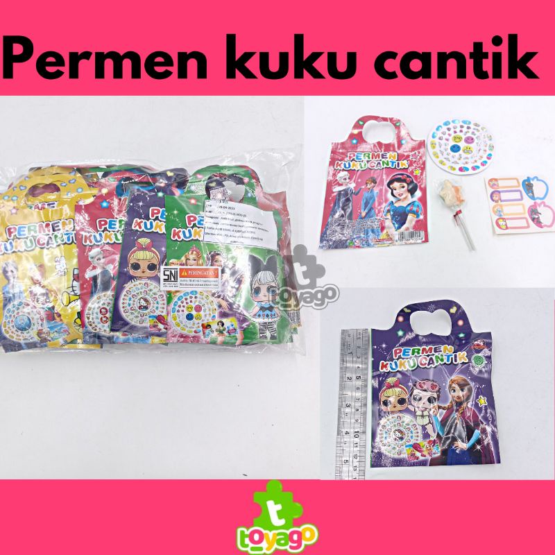 Permen Kuku Cantik Lolypop SATUAN