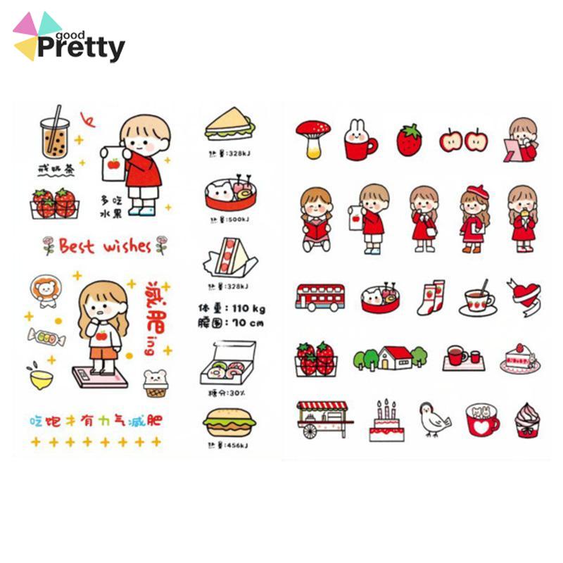 Stiker Motif Emoji Untuk Dekorasi Handphone / Diary DIY - PD