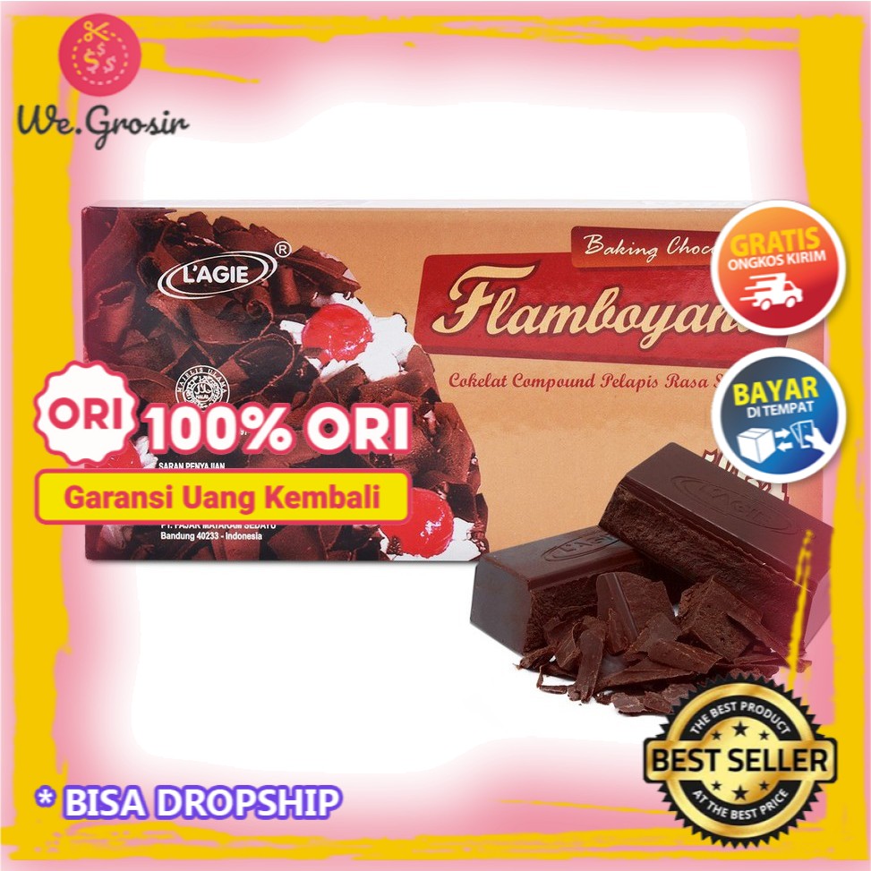 

Lagie Coklat Blok Susu Flamboyant Dark Milk 250gr