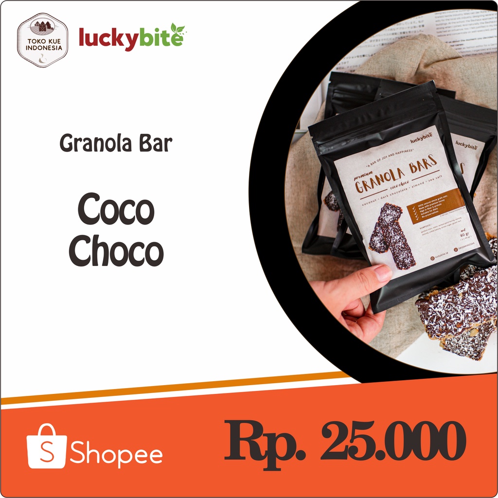 

Makanan Cemilan Snack Healthy Sereal GRANOLA BAR COCO CHOCO Oatbits Murah Sehat Diet Rendah Kalori