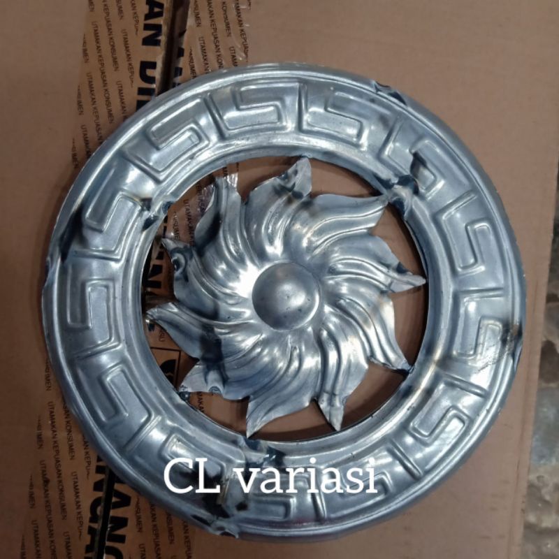 ring matahari bulat plat besi 2muka pagar besi hollo dan stenlis wajik engsel roda