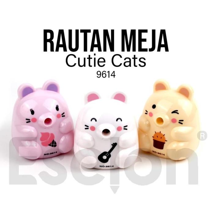

_^_^_^] Rautan Meja Cutie Cat 9614 / Serutan Meja Fancy