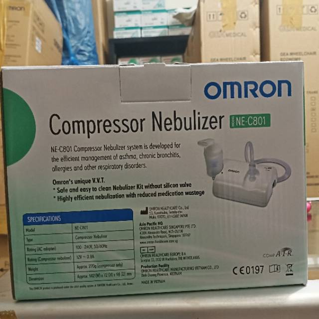 Nebulizer Omron NE C801 Original Garansi Resmi 2 thn