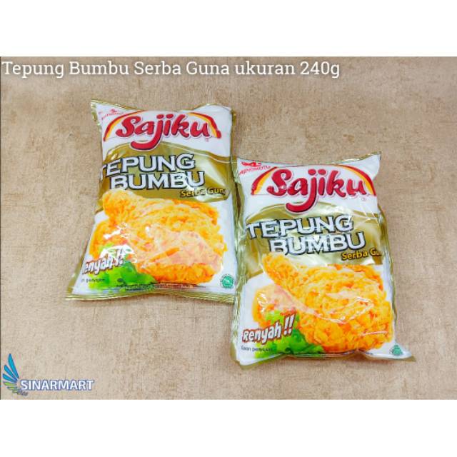 

TEPUNG BUMBU SERBA GUNA SAJIKU 240G