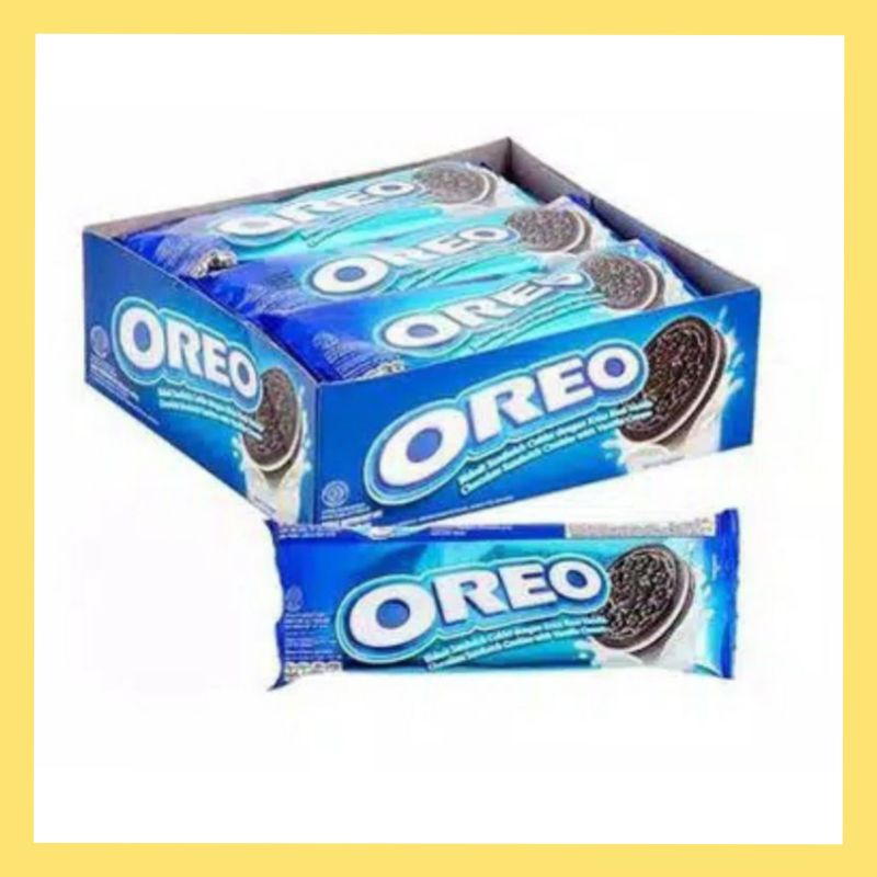 

Oreo Biskuit Cream Vanilla isi 12 pcs/pak