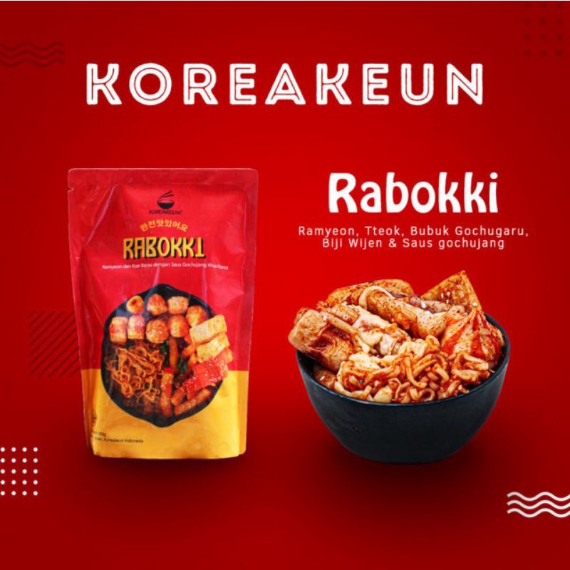 

RABOKKI KOREAN HALAL FOOD RAMEN RAMYEON (TTEOKBOKKI + MIE)