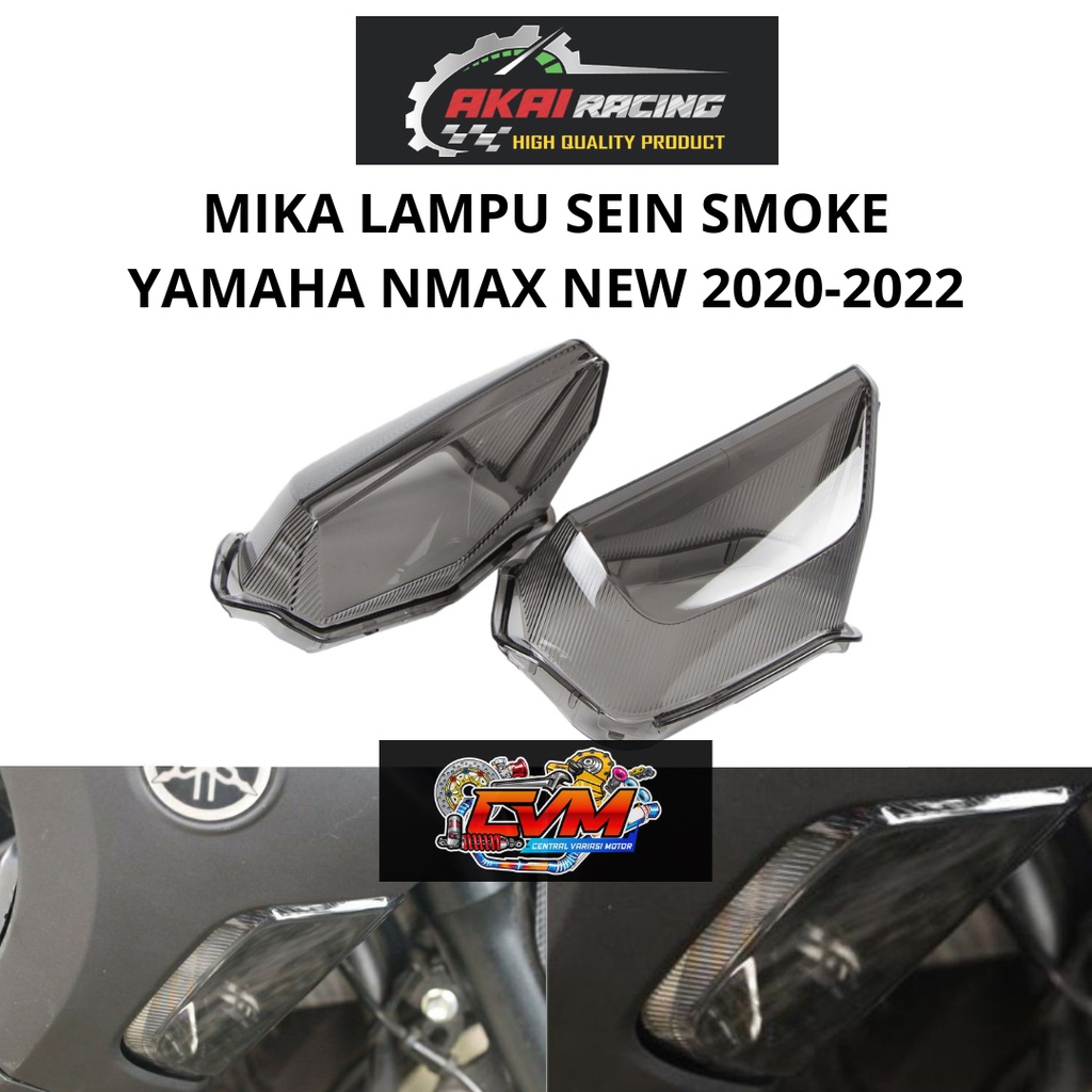 Mika Sen Nmax New Mika Sein Smoke Nmax New Mika Lampu Sein Depan Nmax New 2020-2022 Merk Akai Racing Original