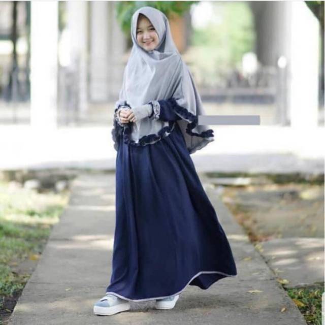 Promo Baju  Muslimah Dress Gamis Syari All Size 