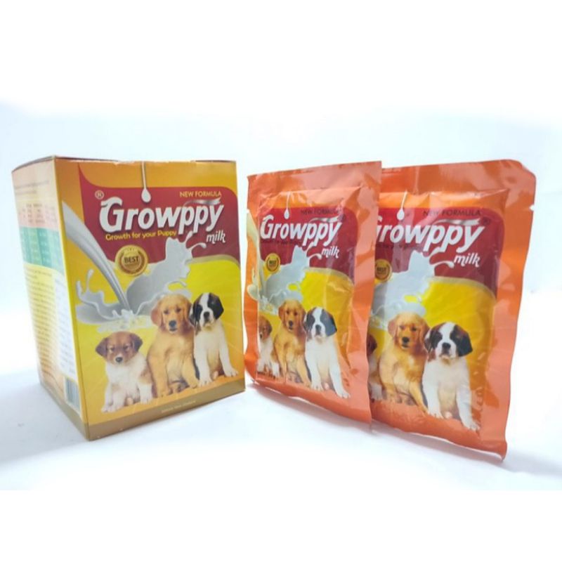 Susu Growppy 1 Sachet - Susu Anjing Growppy Susu Puppy Susu Adult Dog