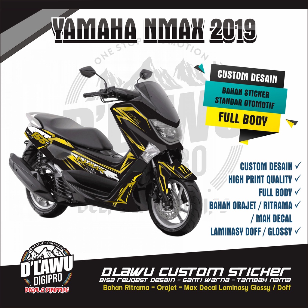 Decal Sticker Yamaha Nmax OLD