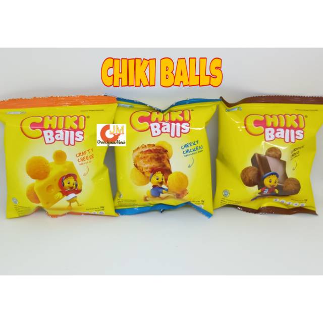 

MURAH BANGET CHIKI BALL RASA KEJU/ AYAM/ COKLAT KEMASAN 10 GR