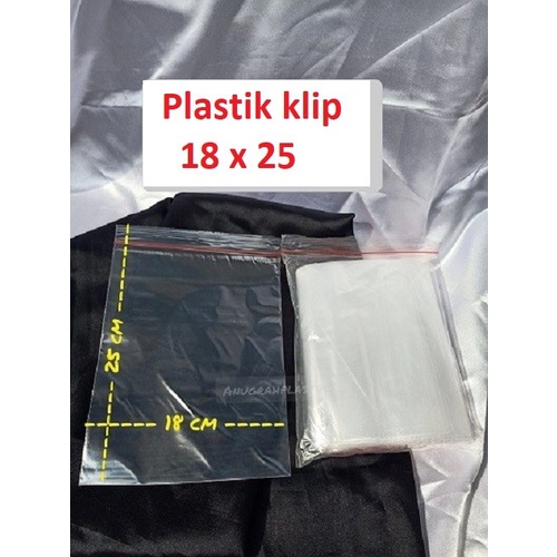 Plastik klip uk 18 x 25 cm tebal 0,4 / plastik klip cetik