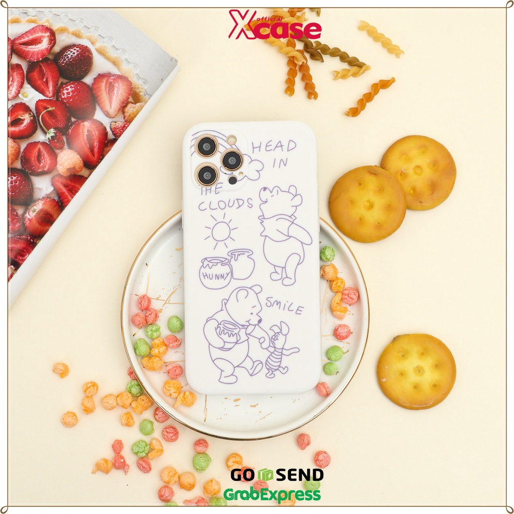 Soft Case iPhone 6 7 8 SE 6+ 7+ 8+ XR XS 11 12 MINI PRO MAX - Hero Cute Cartoon Case Edge Full Cover