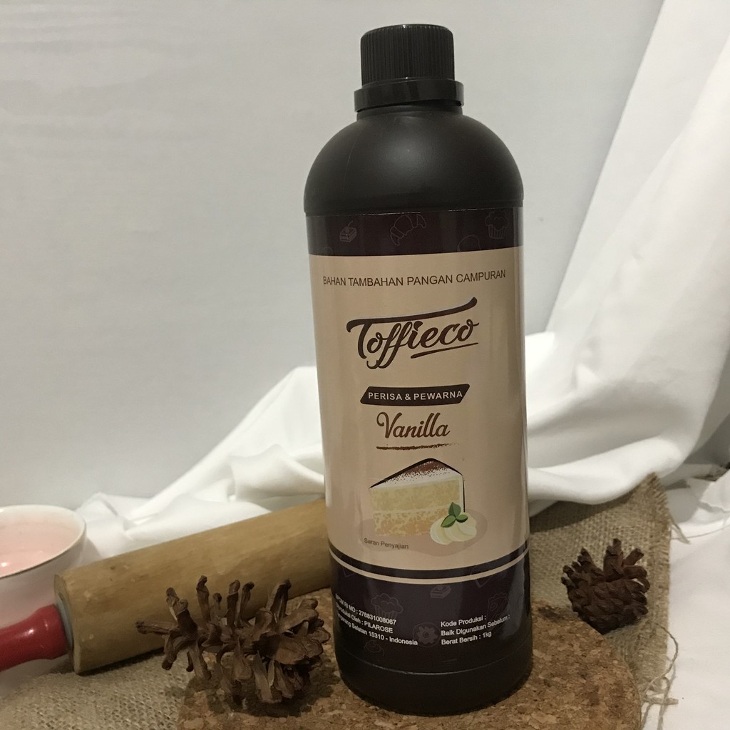

TOFFIECO PASTA VANILLA 1KG PERASA VANILA KUE COOKIES MINUMAN