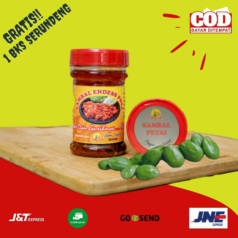 

Sambal Petai Pedas Gurih Enak Murah 150 gram