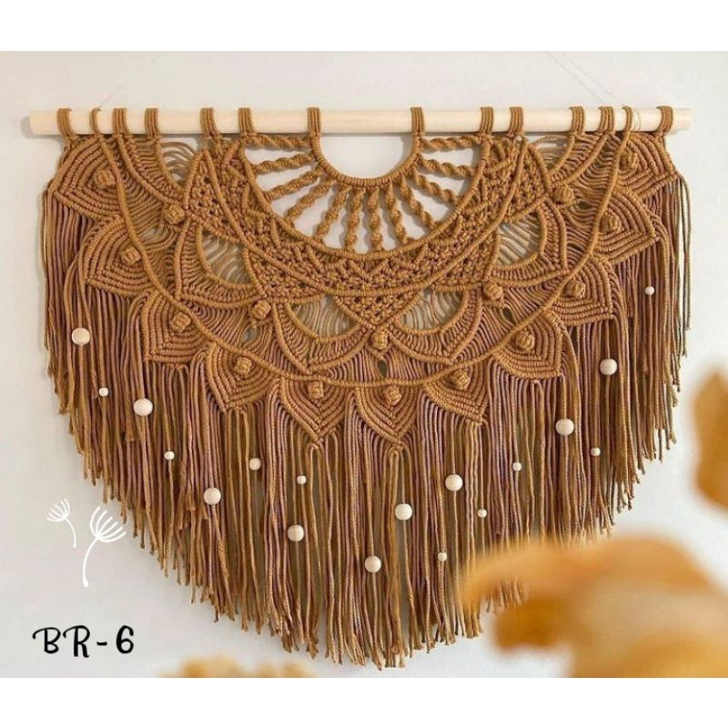Macrame Wall Hanging Oval/Macrame Home Decor