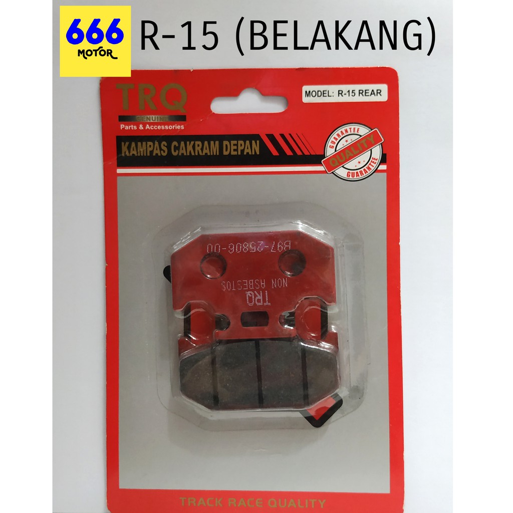 666MOTOR DISCPAD R15 (BELAKANG)