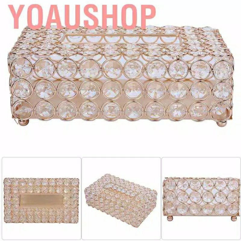 【ready】kotak Tisu Model Kristal Untuk Dekorasi