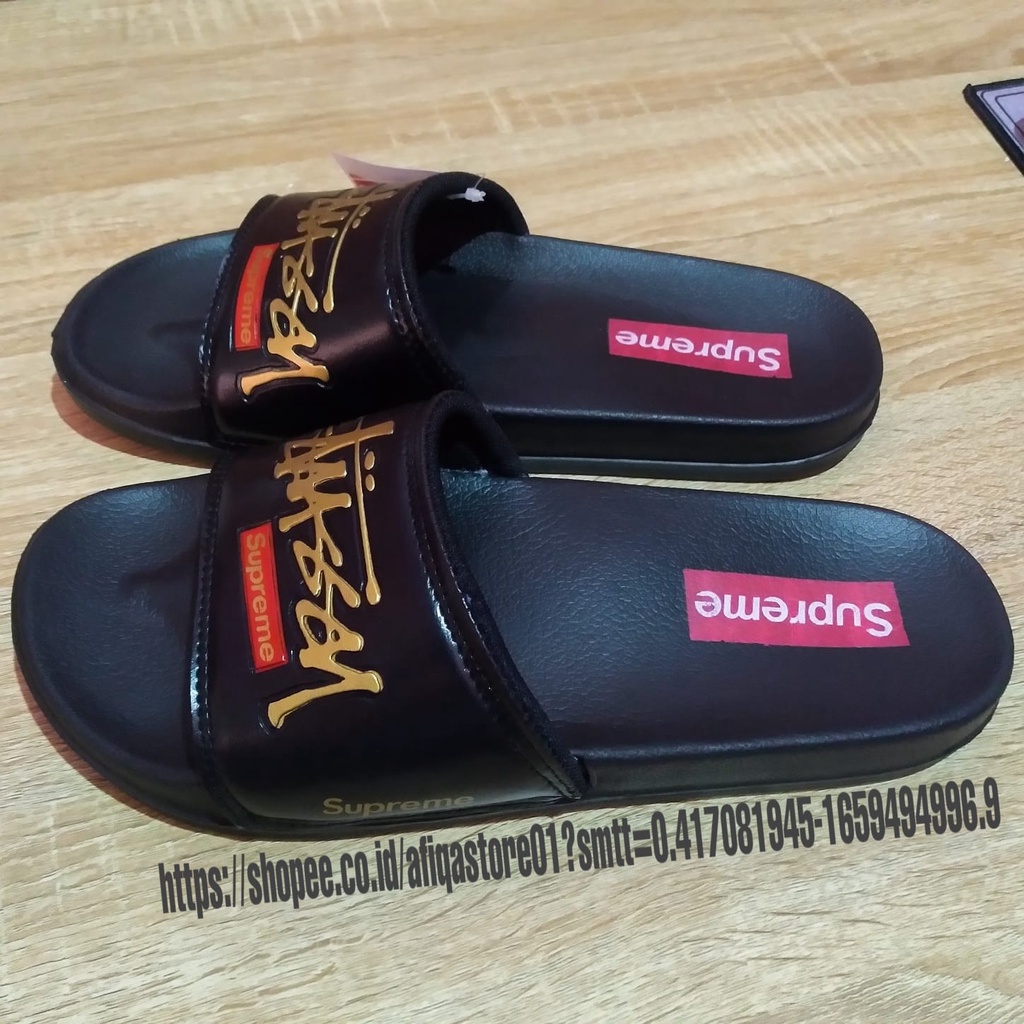 Sandal Pria Wanita Distro Slip On Slop Slide