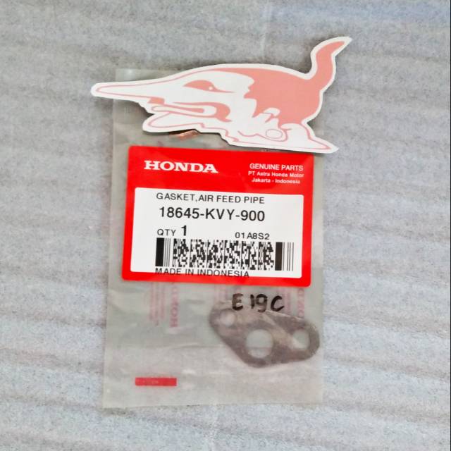 Gasket Air Feed Pipe Packing Buangan Angin Beat Scoopy Vario Spacy Ori AHM 18645KVY900