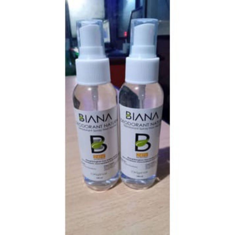 100ml biana deodorant tawas cair spray/tawas cair non alkohol penghilang bau ketiak dan ketiak hitam