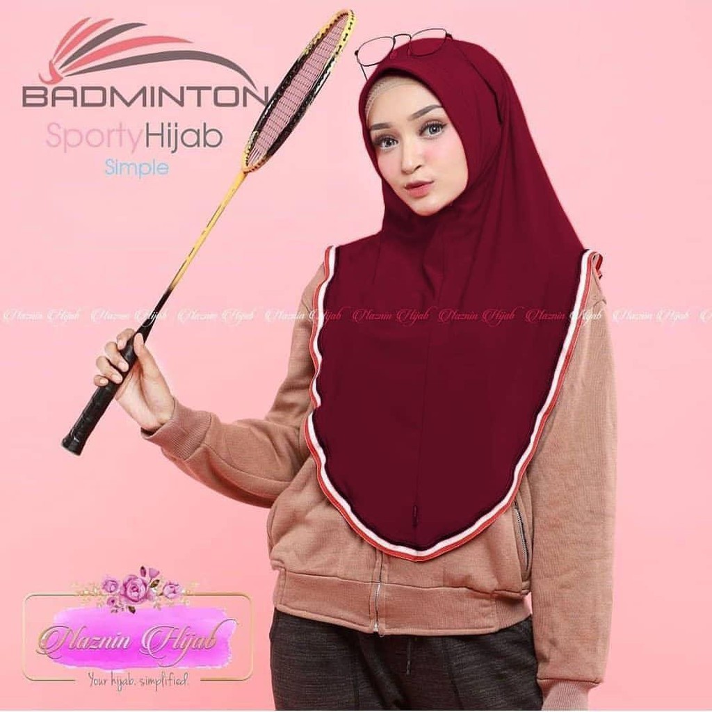 (BISA COD) Hijab Sporty SKJ | Sporty Hijab | Jilbab Olahraga | Hijab
