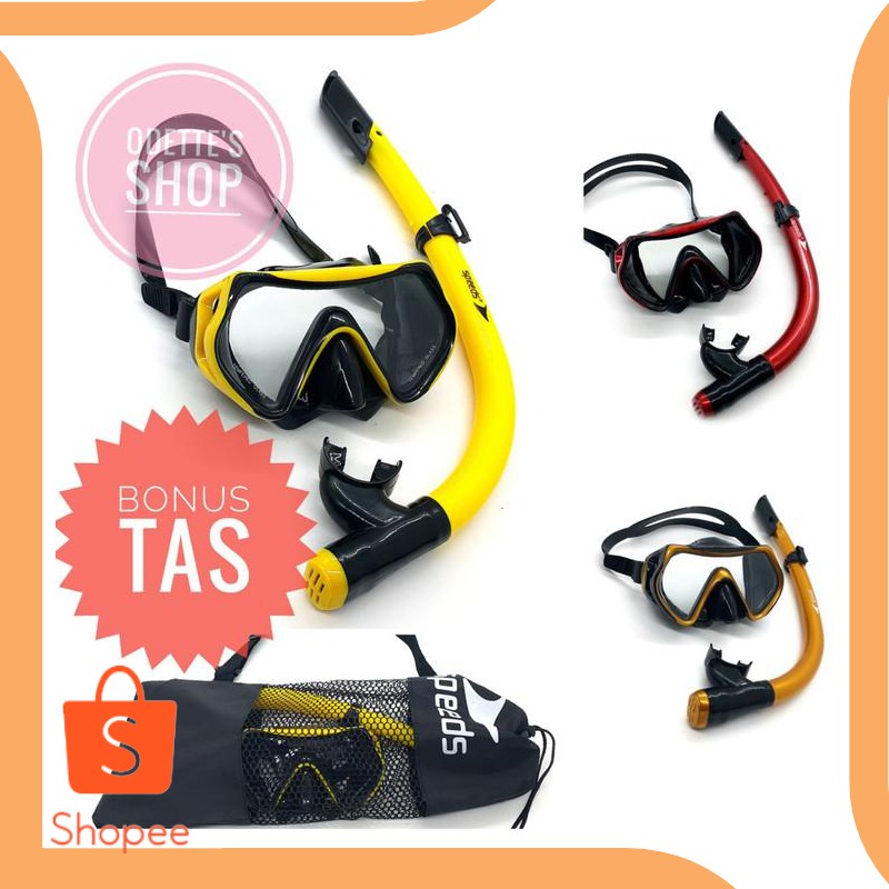 Jual limited Alat Snorkling Kacamata Snorkling / Mask Snorkling Speeds Mura Limited