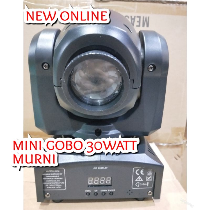 MINI MOVING HEAD GOBO REDSUN LED 30WATT POWER 60WATT