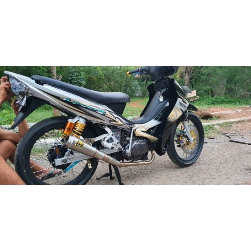 Knalpot Rob1 Rcb1 GP17 Jupiter Z 130CC Original Racing Rcb1 juraganknalpotjogja